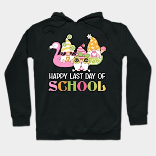 Cute Happy Last Day Of School Teacher Student Graduation Gnomes Hoodie